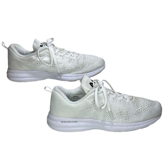 APL - Women’s “TechLoom Pro” Running Shoe in White/Black/Gum - Size 11, White - Picture 6 of 15